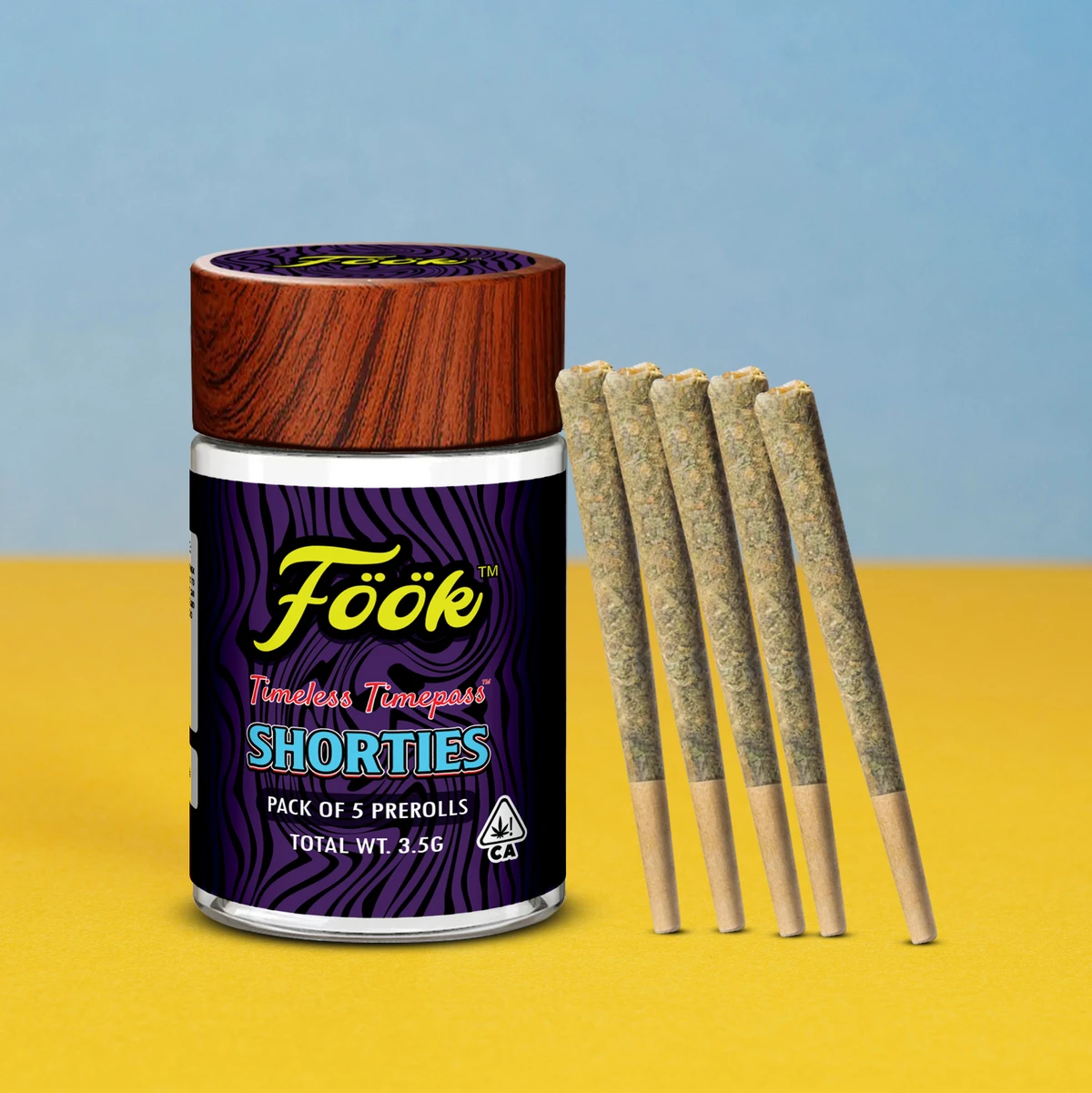 Föök | Shorties | 5 Pack Prerolls | Papaya (3.5G)