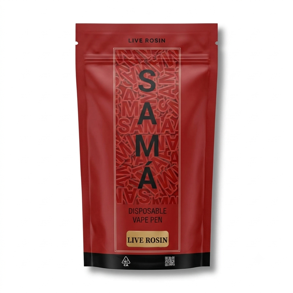 Sama | Live Rosin | 1G Vape Pen | Kosher Tangie (Hybrid - Indica Dominant)